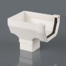 Brett Martin Stopend Outlet for 114mm Squarestyle Gutter BLACK, BROWN or WHITE