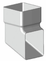Freeflow FRS528 65mm Square Shoe for Freeflow Rainwater Systems