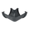 Flo Plast Hi-Cap Deep Flow Gutter Fascia Bracket 115mm x 75mm Grey RKH1.G ? Pack of 10