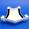 Marshall Tufflex Squareline Gutter 114mm 135 degree Angle RWSA2