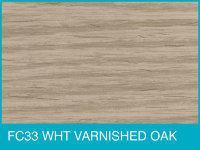 Self Adhesive Pipe Covers for Laminate Floors FC33 WHITE VARNISHED OAK (PK 4)