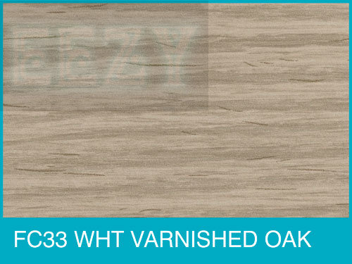 Self Adhesive Pipe Covers for Laminate Floors FC33 WHITE VARNISHED OAK (PK 4)