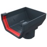 FreeFlow FRS606 114mm Square Gutter Stop End Outlet