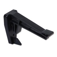 Flo Plast Hi-Cap Gutter Fascia Bracket Top Hung 115mm x 75mm Black RKH2.BL