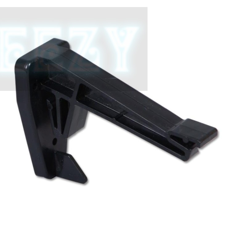 Flo Plast Hi-Cap Gutter Fascia Bracket Top Hung 115mm x 75mm Black RKH2.BL