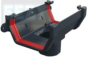 Freeflow FRS605 114mm Square Gutter Running Outlet