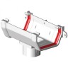 Freeflow FRS605 114mm Square Gutter Running Outlet
