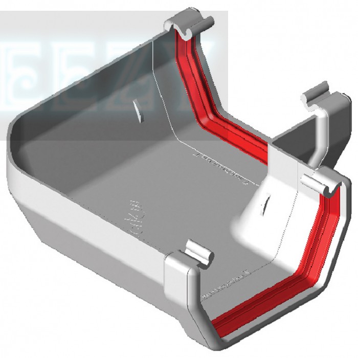 Freeflow FRS603 114mm Square Gutter 90 Degree Angle