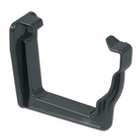 Flo Plast Ogee Gutter Fascia Bracket 110mm x 80mm Anthracite Grey - Secure Fascia Board Attachment RKN1.A