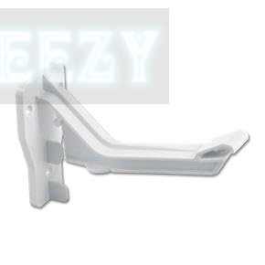 Flo Plast White Ogee Gutter Fascia Bracket 110mm x 80mm Niagara System uPVC 10 Year Guarantee RKN1.W ? Pack of 10