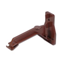 Flo Plast Ogee Gutter Fascia Bracket Top Hung 110mm x 80mm Niagara System Brown RKN2.BR