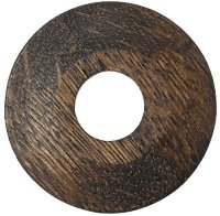 Pack of 2 x (WS6 DARK POLISHED OAK) Solid Oak Pipe covers