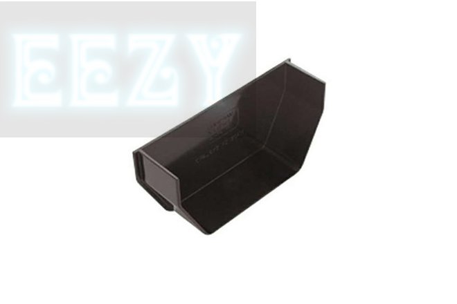 Marshall Tufflex Squareline Gutter 114mm Internal Stop End RWSE2