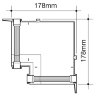 OSMA 8T843 STORMLINE 111MMM OGEE 90 DEG INTERNAL ANGLE