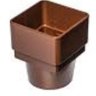Marshall Tufflex Downpipe RWSD2  65mm Square to 68mm Round Down Pipe Adaptor