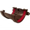 FRR602 Half Round Gutter Union Joint 112mm Freeflow Rainwater System with Rubber Seal Weather-Resistant Easy to Install