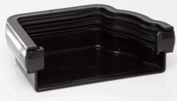 Polypipe Sovereign External Stop End left Hand RH707b BLACK 117x75 High Capacity OGEE system