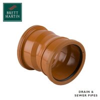 Brett Martin B4061 Underground Soil 110mm 11.25 Degree Double Socket Bend