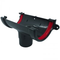 FRR605 Round Gutter Running Outlet, Freeflow 112mm Rain Water Systems