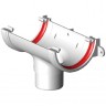 FRR605 Round Gutter Running Outlet, Freeflow 112mm Rain Water Systems