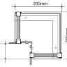 OSMA 8T853 STORMLINE 111MM 90 DEG EXTERNAL ANGLE