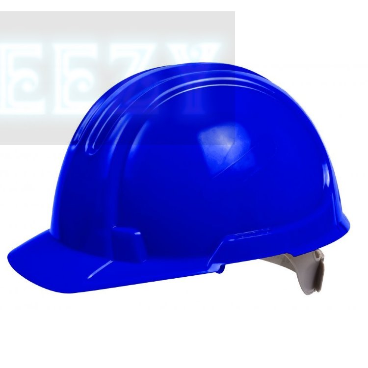 PREMIUM UNVENTED HARD HAT - WHITE, YELLOW & BLUE