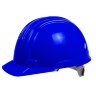 PREMIUM UNVENTED HARD HAT - WHITE, YELLOW & BLUE