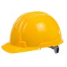 PREMIUM UNVENTED HARD HAT - WHITE, YELLOW & BLUE