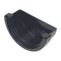 Floplast Miniflo External Stopend 76mm for shed, conservatory etc