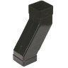 Floplast Square Line RBS5 Square Downpipe Adjustable Offset Bend 65mm