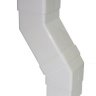 Floplast Square Line RBS5 Square Downpipe Adjustable Offset Bend 65mm