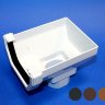 Marshall Tufflex Squareline Gutter 114mm Stop End Outlet RWSO2