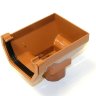 Marshall Tufflex Squareline Gutter 114mm Stop End Outlet RWSO2