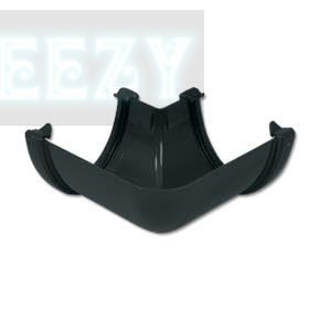 Flo Plast Hi-Cap Gutter Angle 135? Anthracite 115mm x 75mm Deep Flow System RAH2.A