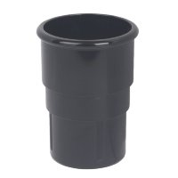 Floplast Miniflo Downpipe Joiner/Socket 50mm RSM1 for shed, conservatory etc