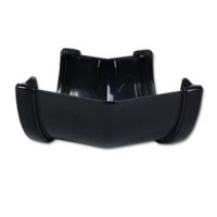 Flo Plast Hi-Cap Deep Flow Gutter 135? Angle Black 115mm x 75mm RAH2.BL