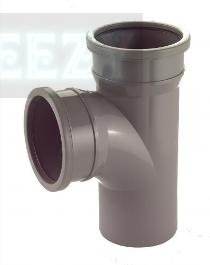 Brett Martin BS417 110mm 92.5 Degree Double Socket Soil Branch Without Bosses