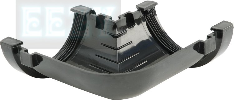 Hunter R29 Miniline 90deg Angle (BLACK) for 76mm guttering system