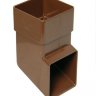 Floplast Square Line RBS3 Square Downpipe Shoe 65mm