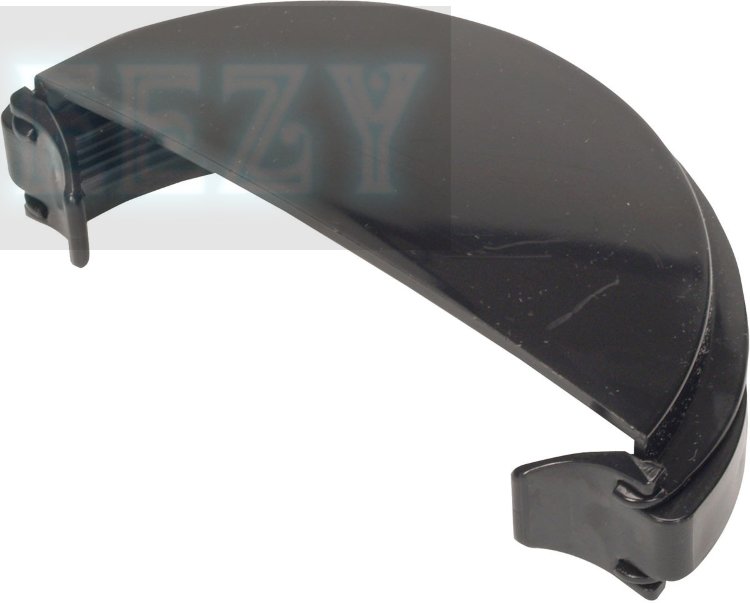 Hunter R34 Miniline Stop End (BLACK) for 76mm guttering system