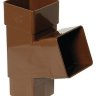 FLOPLAST Square Line RYS1 65mm Square 67 Degree Downpipe Branch