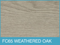 Self Adhesive Pipe Covers for Laminate Floors FC65 LT WEATHERED OAK (PK 4)