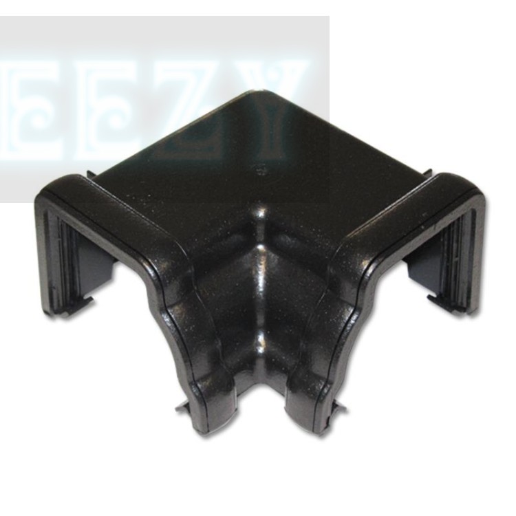 Flo Plast Niagara 110mm x 80mm Ogee Gutter Internal 90? Angle Cast Iron Effect RAN1.CI