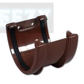 Flo Plast Hi-Cap Gutter Union Bracket 115mm x 75mm Brown RUH1.BR