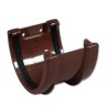 Flo Plast Hi-Cap Gutter Union Bracket 115mm x 75mm Brown RUH1.BR