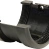 Hunter R37 Miniline Union/Joint/Joiner (BLACK) for 76mm guttering system