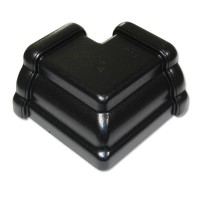 Flo Plast Niagara 110mm x 80mm Ogee Gutter External 90? Angle Cast Iron Effect RAN2.CI