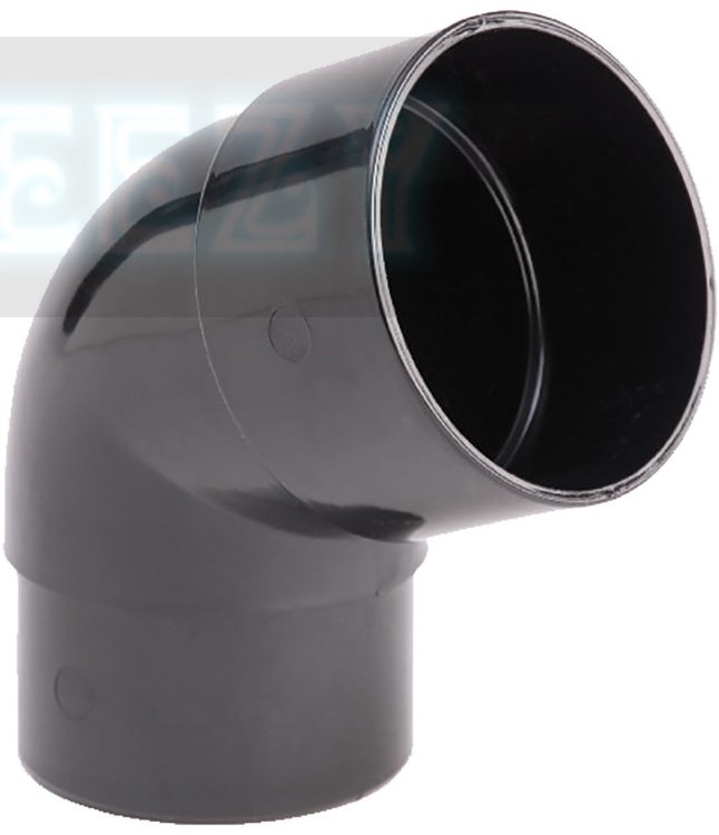 Hunter R40 Miniline 50mm Downpipe Offset Bend 112.5 degree (BLACK)