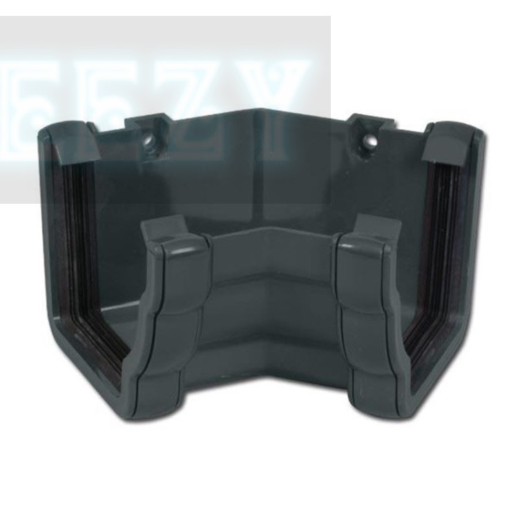 Flo Plast Ogee Gutter Internal Angle 135? Anthracite Grey 110mm x 80mm Niagara System RAN3.A