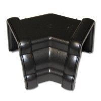 Flo Plast Ogee Gutter Internal Corner 135? Cast Iron Effect 110mm x 80mm Niagara System RAN3.CI